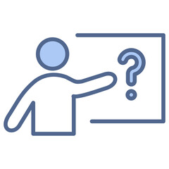 Question Blue Icon