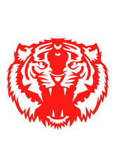 Tigre animal sauvage dessin