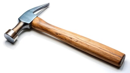 Claw Hammer on White Background