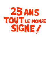 25 ans tout le monde signe anniversaire