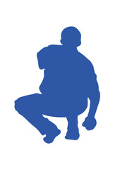 petanque silhouette dos pointeur