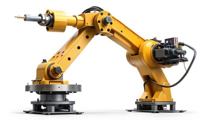 Industrial Robot Arm Closeup