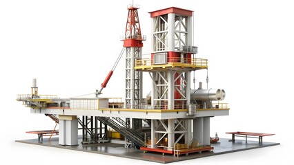 Offshore Oil Rig Platform