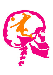 volleyball crane tete de mort 