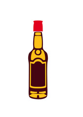 bouteille whisky alcool dessin