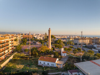 Faro de Canet d'en Berenguer en Valencia, Comunidad Valenciana