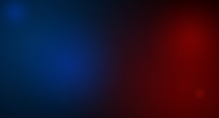 The bright lights of the police car