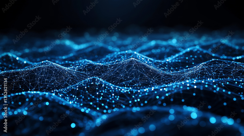 Poster abstract concepts of cybersecurity technology and digital data protection. protect internet network 