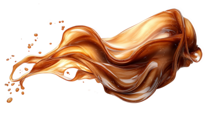 liquid chocolate flow