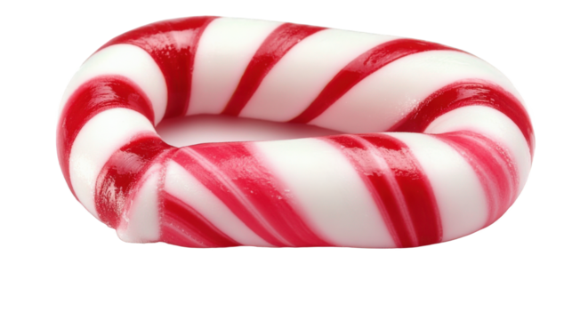 candy cane isolated on white