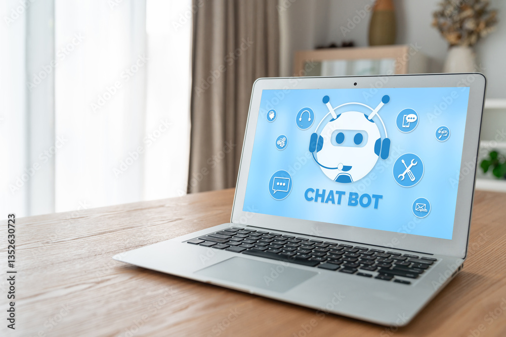 Poster chatbot software application for modish online business that automatically reply to customer questio