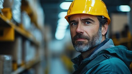 Portrait of a Confident Construction Worker
