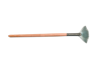 Fan watercolor Paintbrush Isolated on transparent background. Creativity and art.