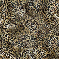 Seamless patterned texture of animal skin, animal print.
