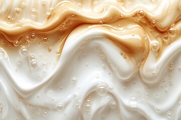 Obraz premium Creamy Cosmetics Texture.