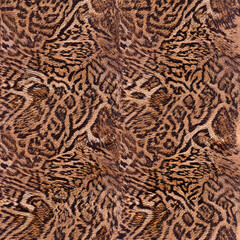 Seamless patterned texture of animal skin, animal print.
