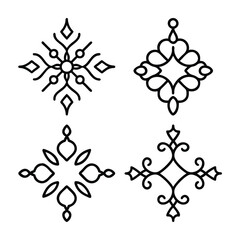 vector set of decorative elements