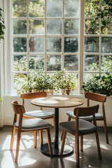 Fototapeta premium table and chairs