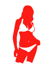 fille sexy maillot bain 