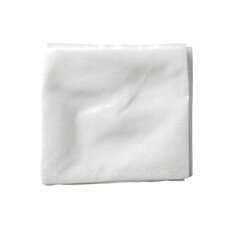 Fototapeta premium Blank packaging paper wipes isolated on a white background for versatile use in various applications, Blank packaging paper wipes isolated on white background
