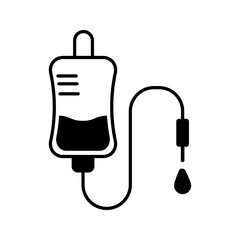 Infusion icon. Medical sign. Vector illustration