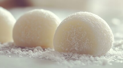 white sugar balls 