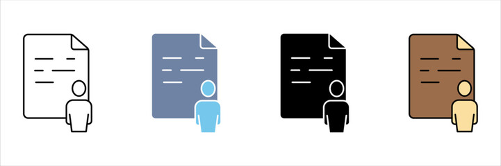 guest list concept line icon. Simple element illustration.