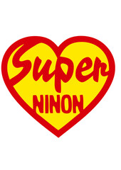 ninon super coeur love logo