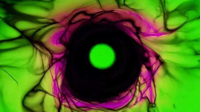 Evil Portal on Green Chromakey	