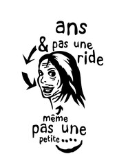 age mettre anniversaire pas ride jeune femme