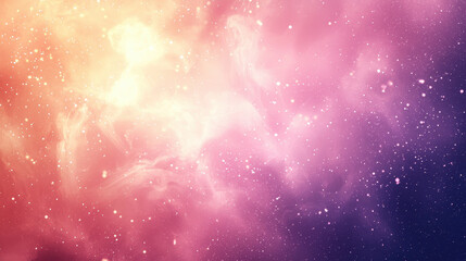 Obraz premium Whimsical pastel gradient background with sparkles and star effects