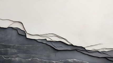 Black and white abstract background with a textured surface. the top half of the image is white, while the bottom half is black.