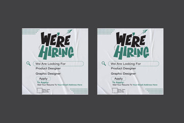 hiring post design 