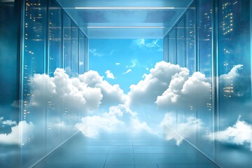 The digital representation of data residing in the cloud environment