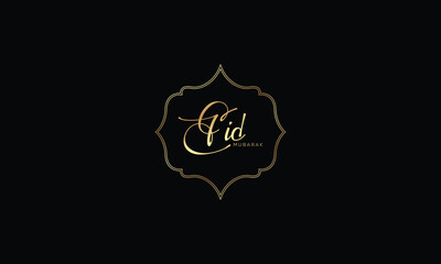 eid mubarak ,calligraphic design vector