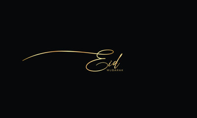 eid mubarak ,calligraphic design vector