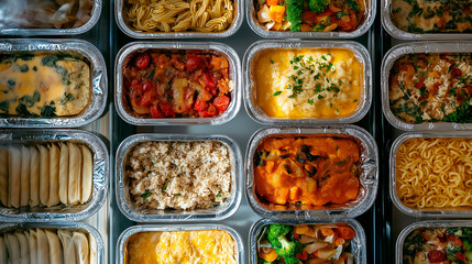 different kinds of pasta on table