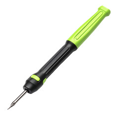 Fototapeta premium Green and Black Precision Screwdriver Repair Tool,