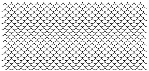 fish scale pattern. editable stroke seamless patter for tile,  backgrounds, posters, luxury design, wavy design etc. elegance, futuristic, creative design © Md Abidur Rahman