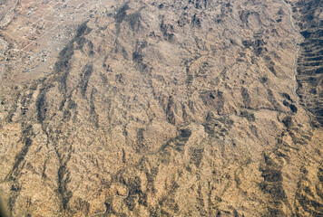 Aerial view High desert 
