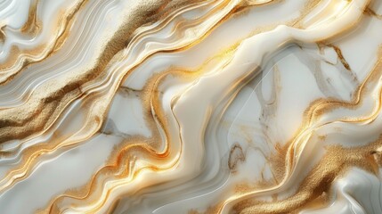 Obraz premium Luxurious abstract background showcasing smooth gold and marble textures for elegant design inspiration
