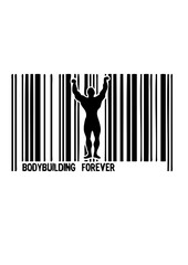 code barre bodybuilding forever musculation bodybuilder pose biceps