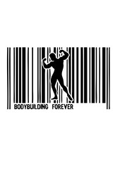code barre bodybuilding forever musculation bodybuilder pose biceps