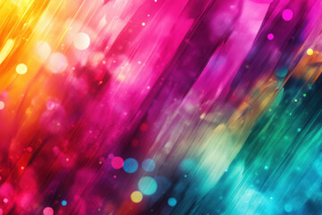 Colorful diagonal stripes creating a vibrant and festive abstract background