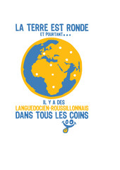 languedocien roussillonnais terre ronde pourtant coins planete smiley humour