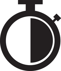 Stopwatch Icon - Timer, Countdown, Chronometer, Time Measurement