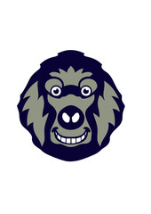 gorille dessin animaux rigolo