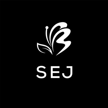 SEJ creative minimalist letter logo.