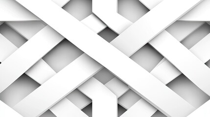 Fototapeta premium Abstract interwoven white lines