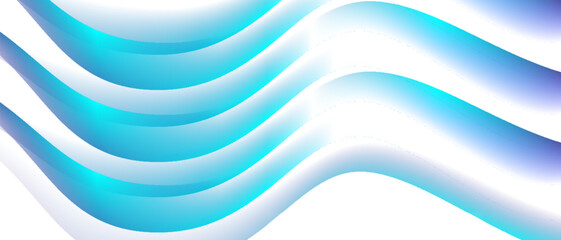 smooth vibrant wave transparent background